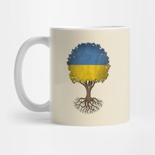 Tree of Life with Ukrainian Flag Mug